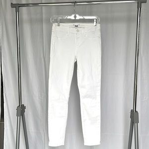 Paige denim white ankle jean